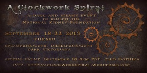 A Clockwork Spiral event poster 2